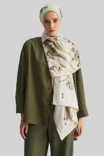 Maisa Eflin Mulberry İpek Şal 70x190