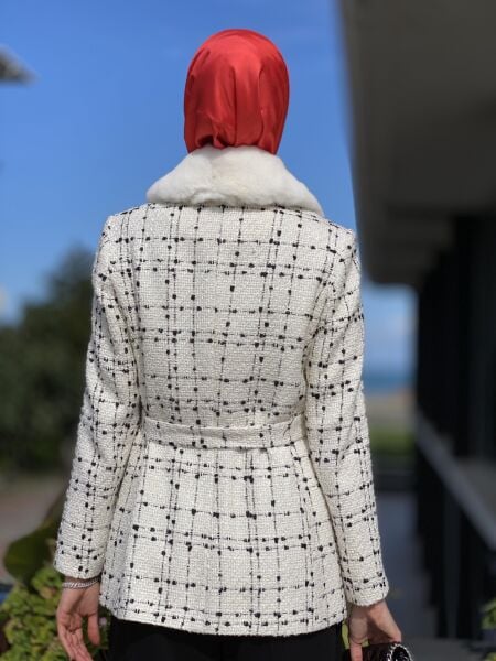 Kürk Yaka Chanel Ceket (QAS31043)