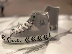 Benetton Uzun Converse Spor Ayakkab 30625 GRİ - 36