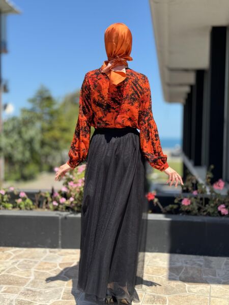 Almarwah Beli Latikli Tütü Etek 806425 SİYAH - 38