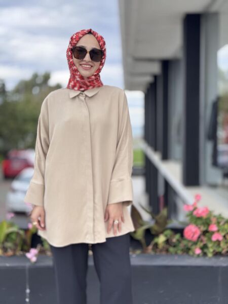 WOM BTQ Mevsimlik Tencel Patlı Gömlek