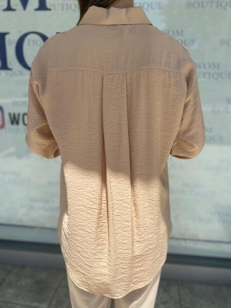 Almarwah Tencel İnce Gömlek 101937 BEJ - 38
