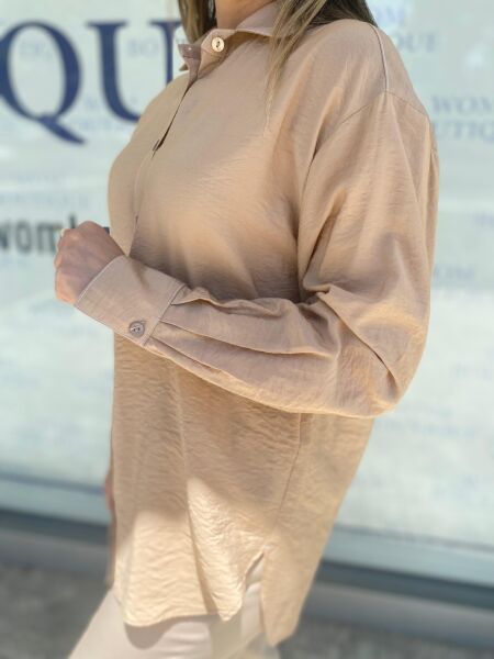 Almarwah Tencel İnce Gömlek 101937 BEJ - 40