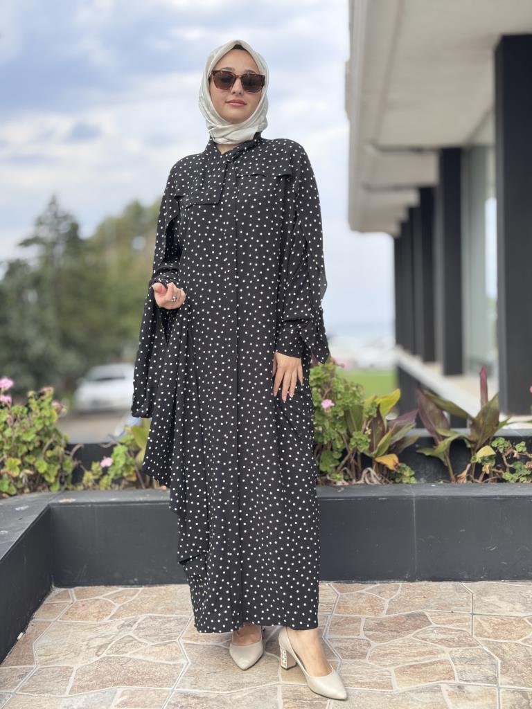 QooQ Store Puantiyeli Elbise 26FW404