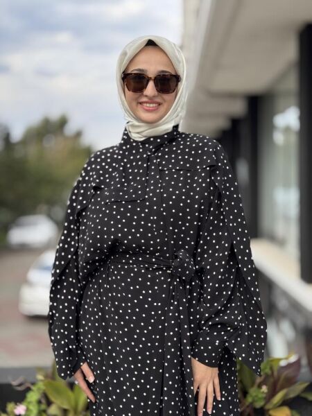 QooQ Store Puantiyeli Elbise 26FW404