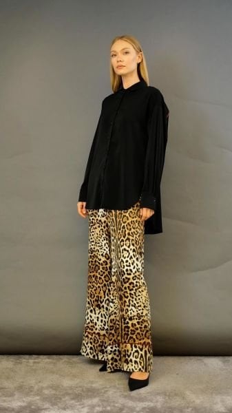 Almarwah Leopar Desenli Pantolon 606066