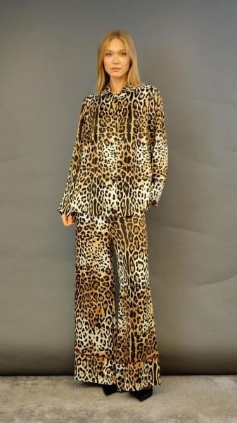 Almarwah Leopar Desenli Pantolon 606066
