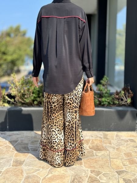 Almarwah Leopar Desenli Pantolon 606066