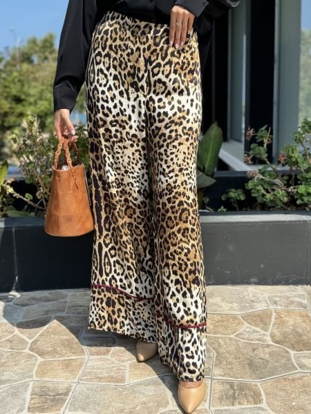 Almarwah Leopar Desenli Pantolon 606066