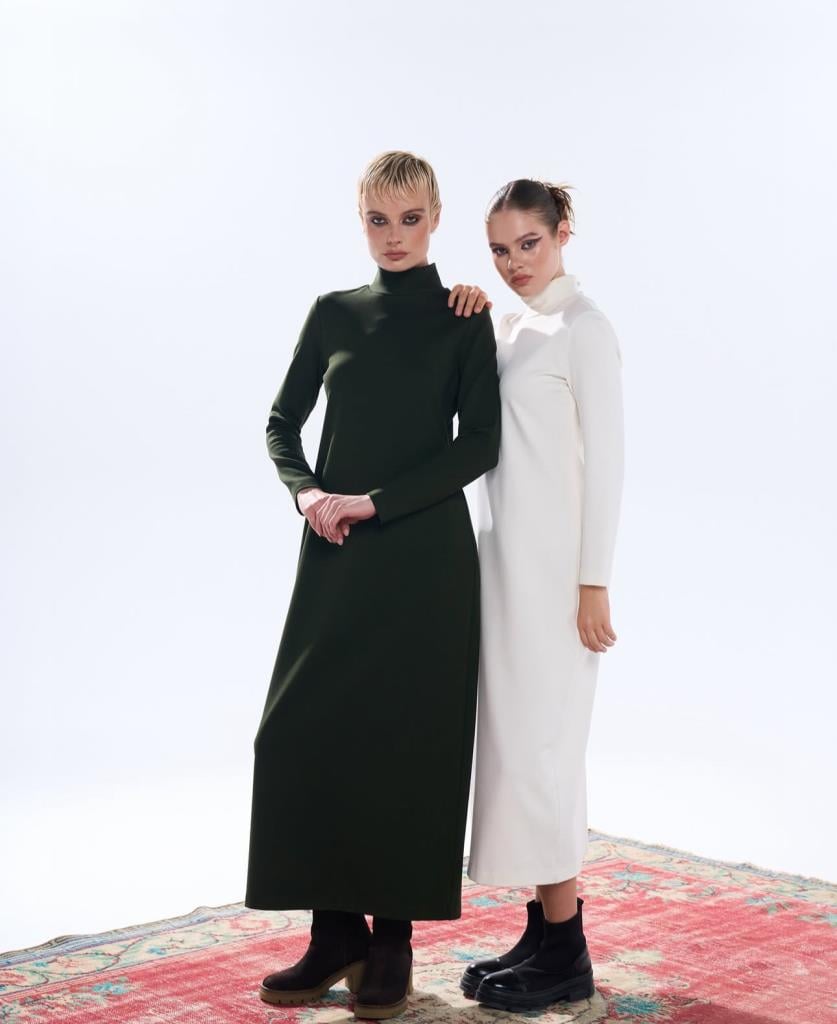 Kahma Çelik Örme Basic Elbise