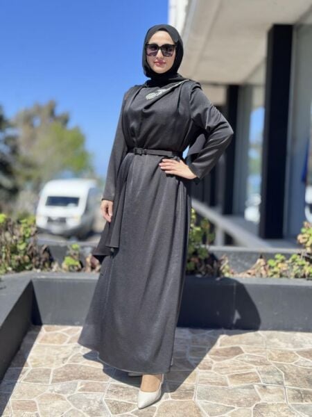 SENNA Mınze Tesettür Abiye Dress SD2530011