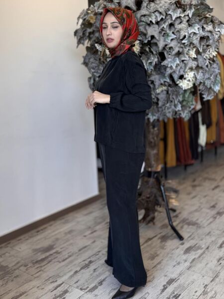 Misswhence Drape Detaylı Basic Bluz 37004