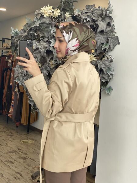 Gırasolem Luxury Ceket/Trench NATURAL - 38