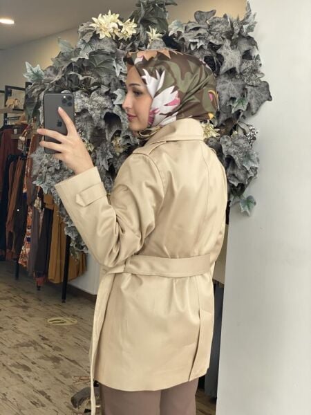 Gırasolem Luxury Ceket/Trench NATURAL - 40
