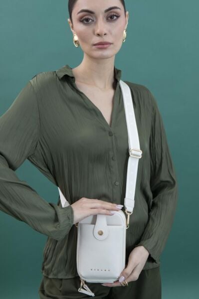 SISLEY Çanta SLY209 BEYAZ