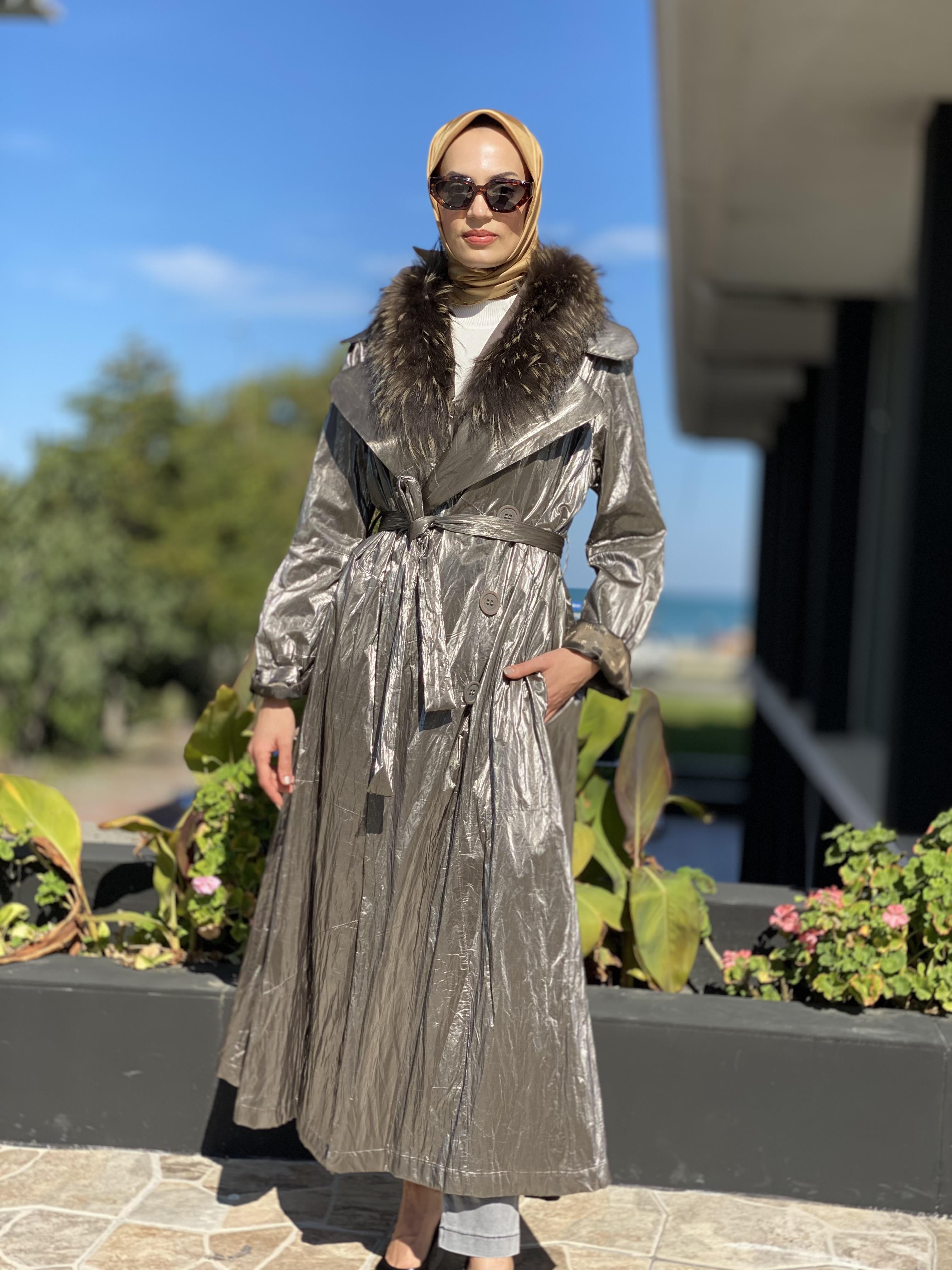 Misswhence Rugan Tam Boy Kürklü(Seyyar) Pardesü 34519