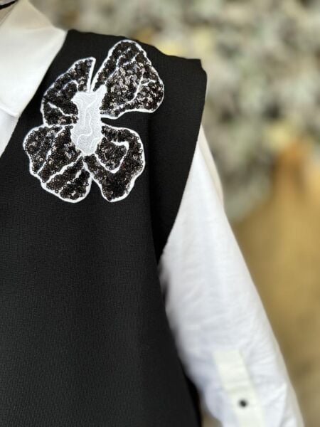 Kahma Pulpayet Detaylı Triko Süveter