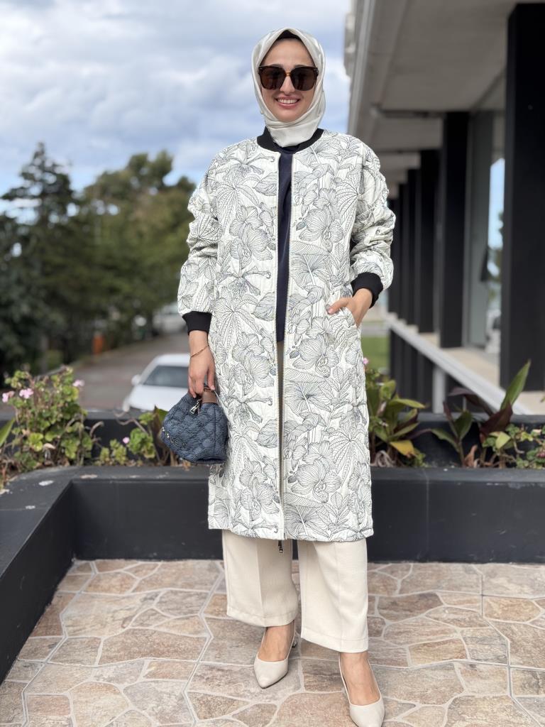 Kahma Florel Desen Kapitone Kap