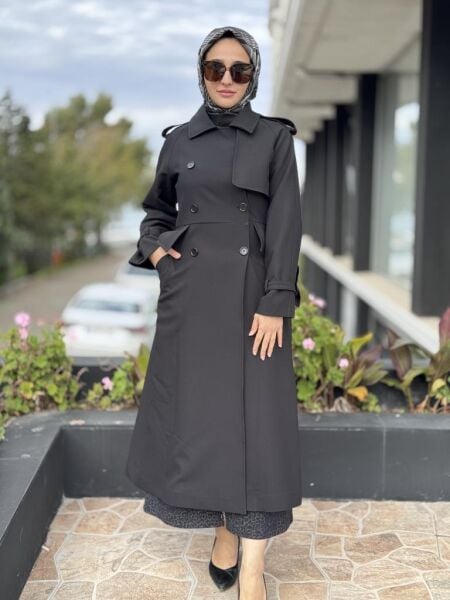 Qupra Beli Volan Detaylı Trenchkot WAC91032
