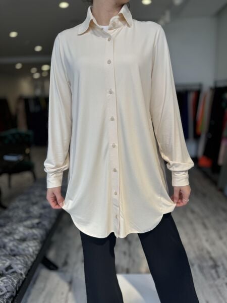 İnvee Modal Penye Gömlek 6926 GRİ - 2