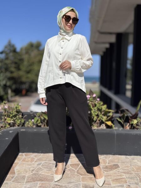 Almarwah Oysho Kumaş Havuç Pantolon 606101