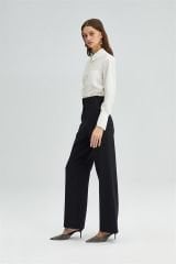 Touche Geniş Paça Krep Pantolon 23S1X004