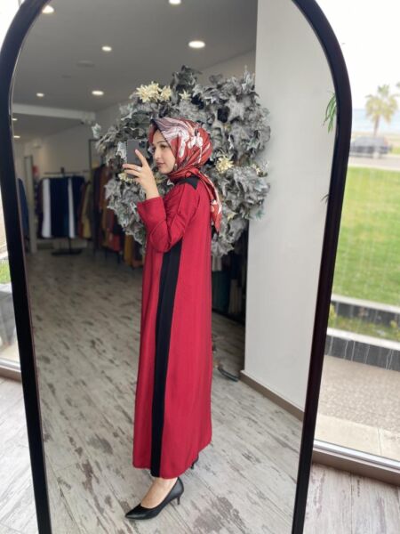 İnvee Desenli Elbise 6974