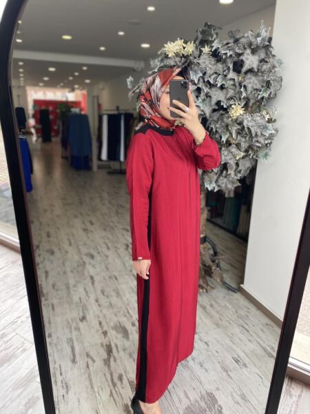 İnvee Desenli Elbise 6974