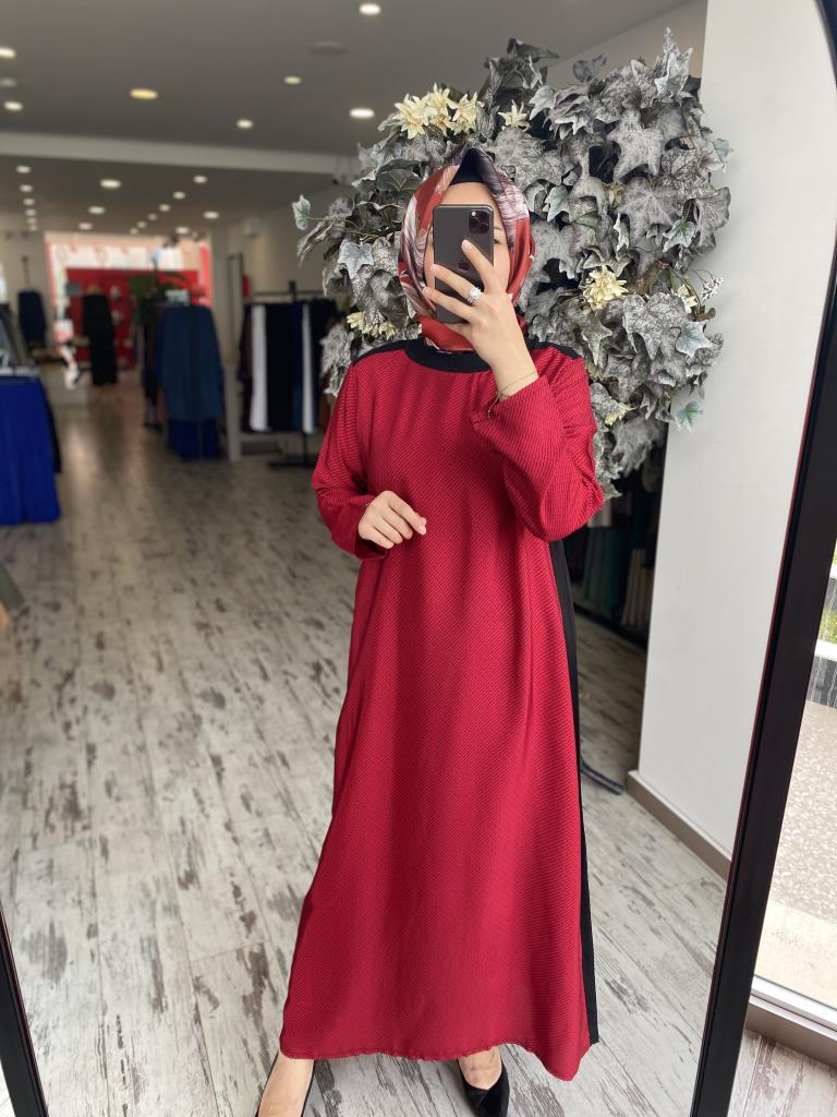 İnvee Desenli Elbise 6974