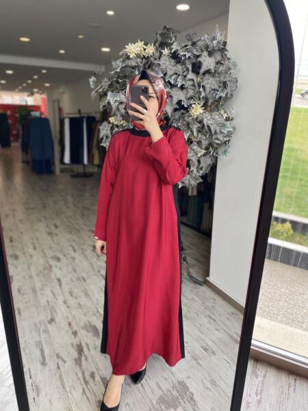 İnvee Desenli Elbise 6974