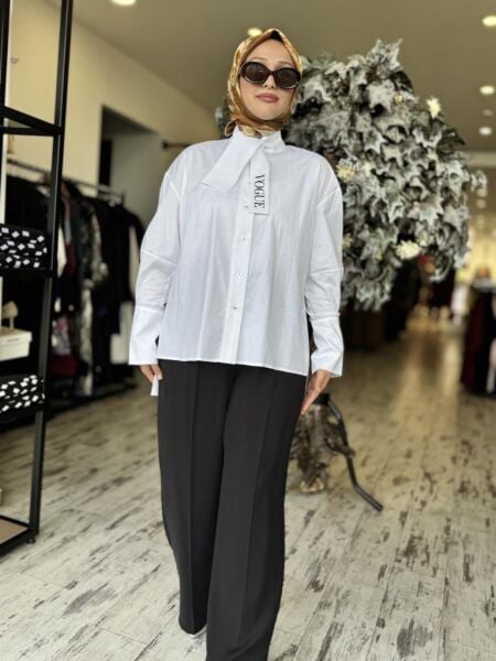 Kahma Vogue Beyaz Gömlek