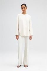 Touche Taş İşlemeli Krep Tunik 23Y1S007