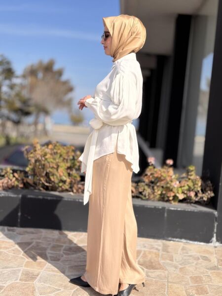 Almarwah Yarım Fermuarlı Viscon Tunik 102206