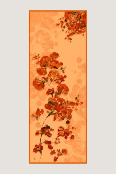 Maisa Kehribar 70x190 Krep İpek Şal