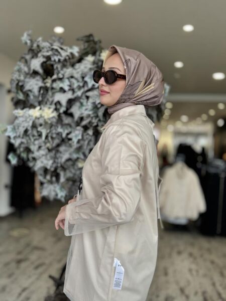 Vuu Tüllü Gömlek (Ayrılabilir) 24FW2B026 BEJ - 36