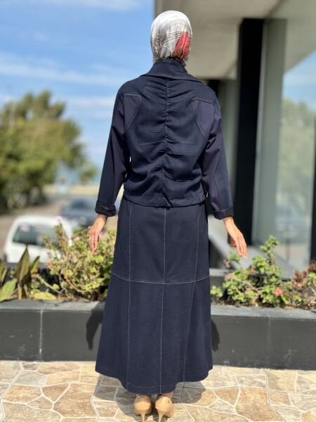 Misswhence Fermuarlı Kot Etek 36901