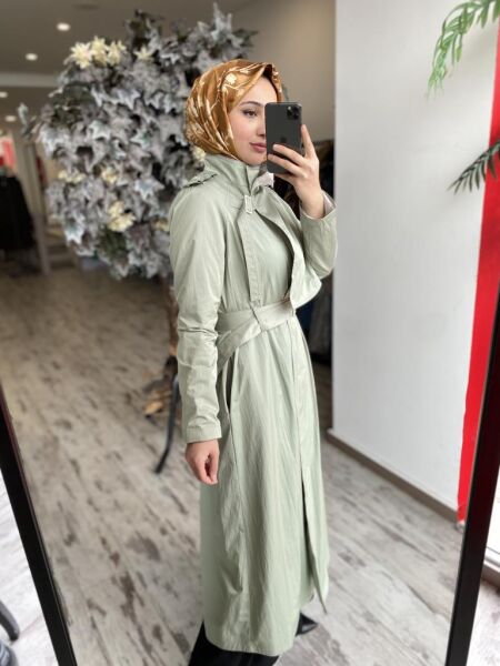 Almarwah Önden Kapama Detaylı Astarlı Kap 404923 MİNT - 38