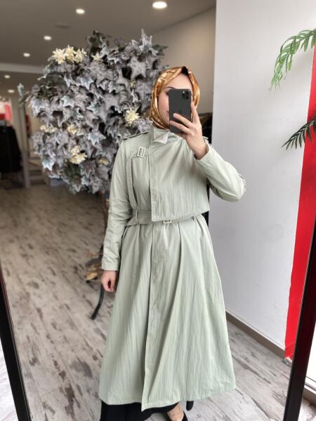 Almarwah Önden Kapama Detaylı Astarlı Kap 404923 MİNT - 40