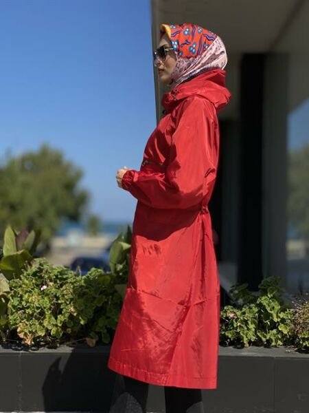 İnvee Fermaurlı Yağmurluk / Kap 6299 KIRMIZI - 1