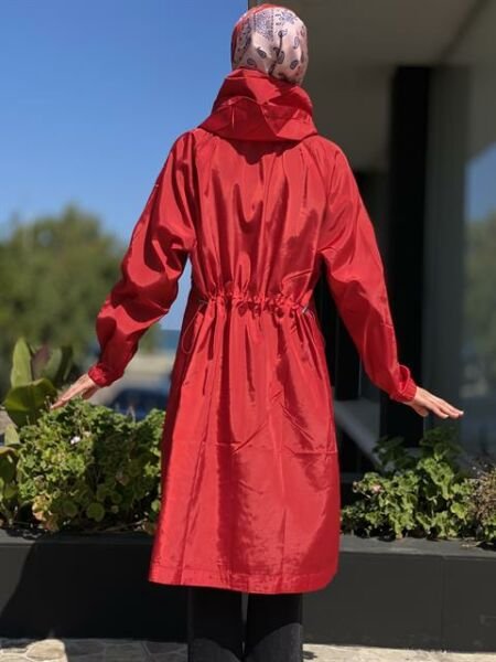 İnvee Fermaurlı Yağmurluk / Kap 6299 KIRMIZI - 1