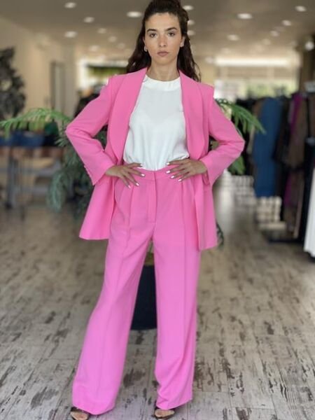 SENNA Lucinda Pembe Ceket/Pantolon Takım 9047S23 PEMBE - 38