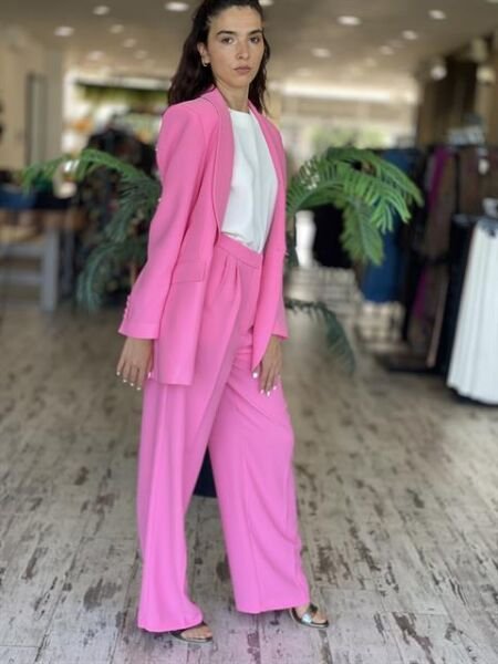 SENNA Lucinda Pembe Ceket/Pantolon Takım 9047S23 PEMBE - 38