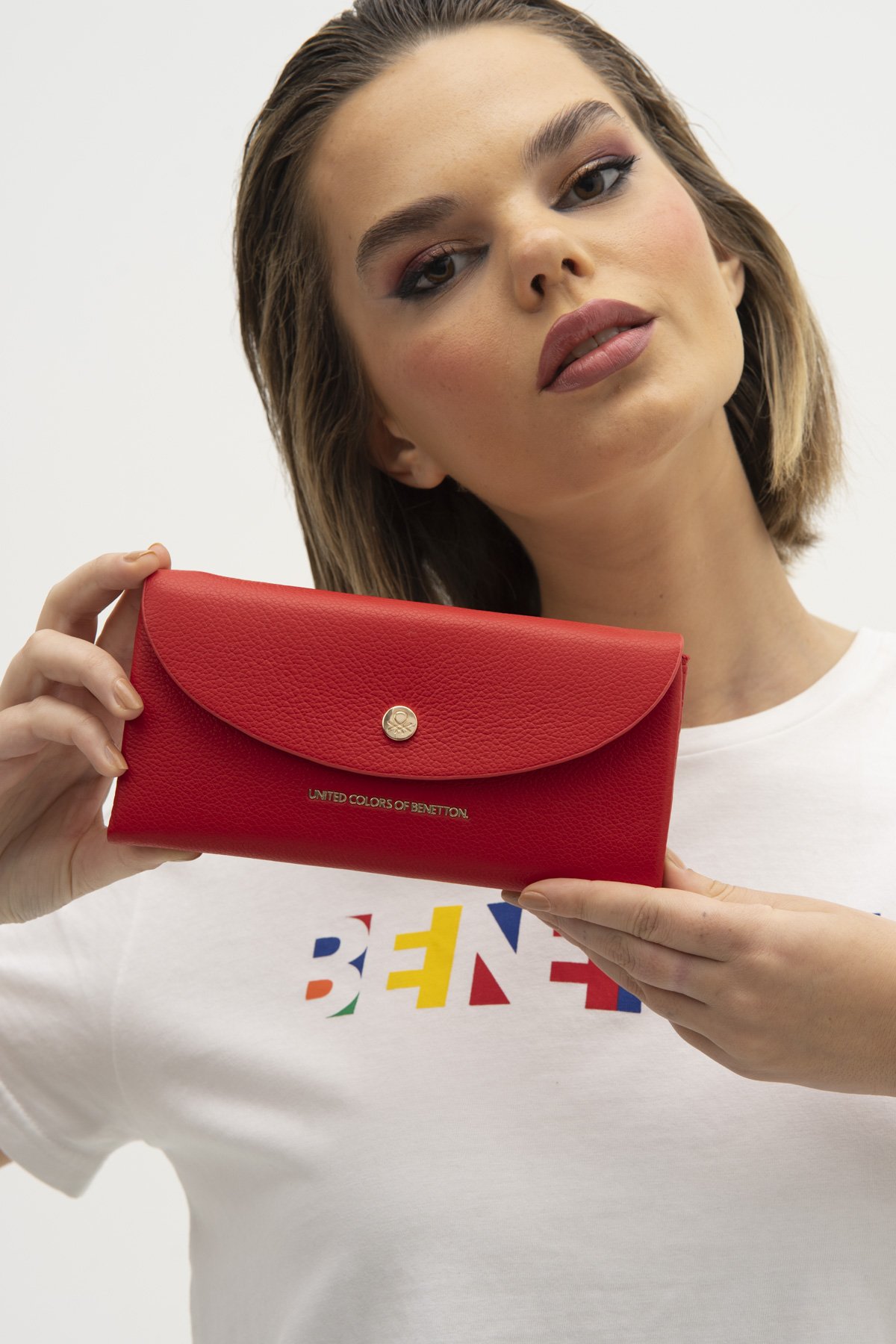 Benetton Cüzdan BNT1248 KIRMIZI