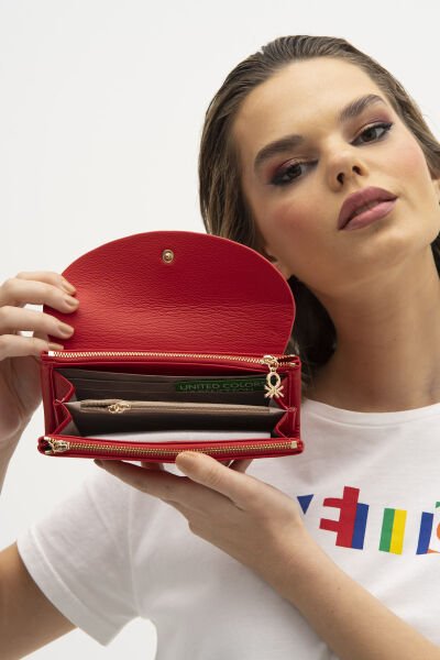 Benetton Cüzdan BNT1248 KIRMIZI