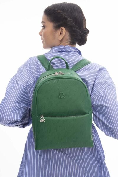 Benetton Monogram Yazılı Sırt Çantası BNT1166