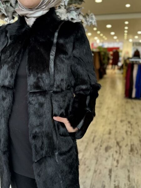 Vuu Tavşan Kürk Kaban 24FW7V183