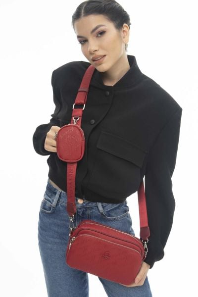 Benetton Çift Gözlü Çapraz Çanta BNT1153
