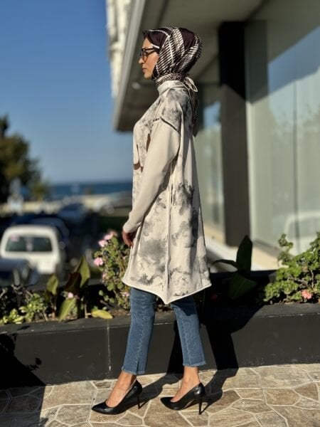 Misswhence Baskılı Triko Tunik 36021