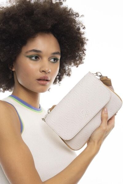 Benetton Üç Bölmeli Çapraz Çanta BNT1070