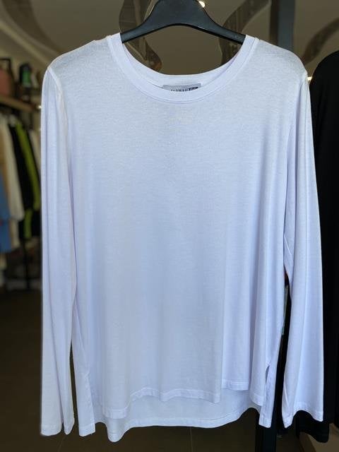 ALMARWAH UZUN KOL PENYE BLUZ (BLK102114) BEYAZ - 42